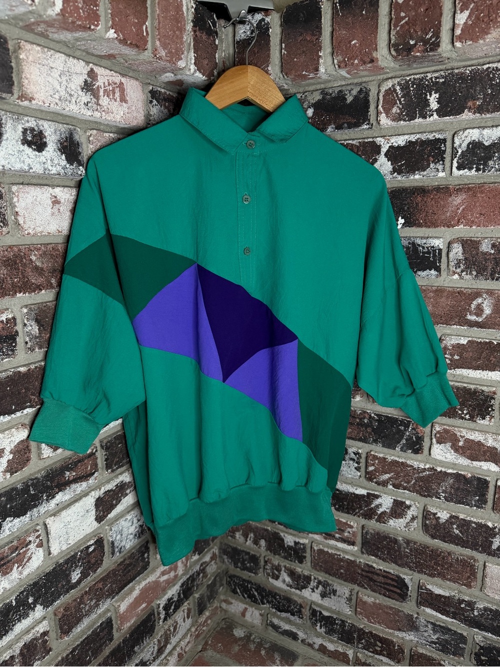 Vintage Cortiva 90’s Colorblock Tracksuit Polo shirt Windbreaker & Pants Set